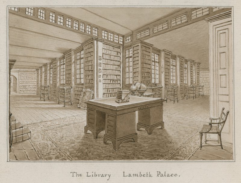 The Library, Lambeth Palace, London by English School