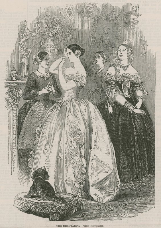 The London Season: The Debutante - the boudoir by English School