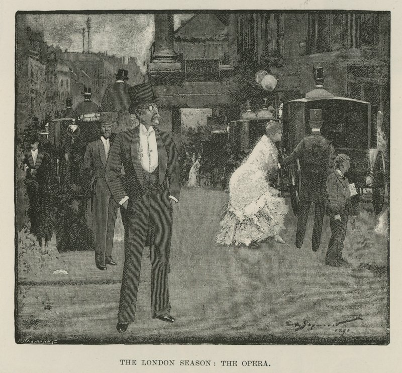 The London Season: The Opera by English School