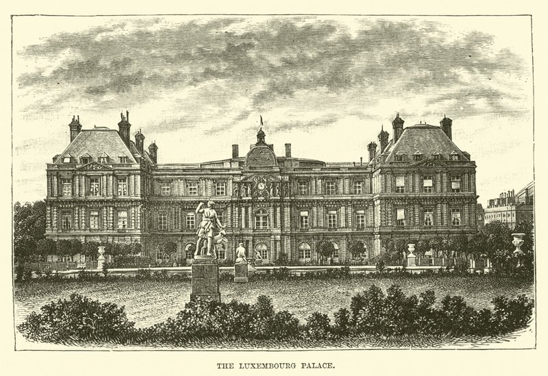 The Luxembourg Palace by English School