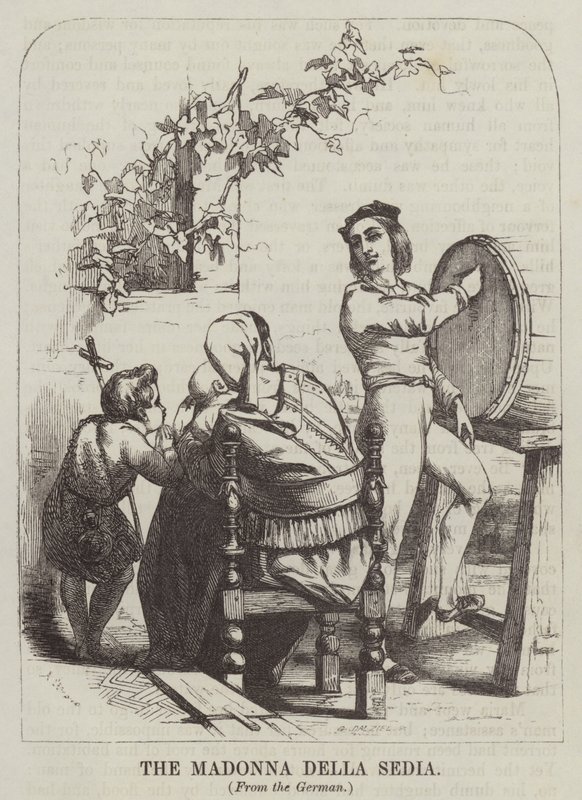 The Madonna della Sedia by English School