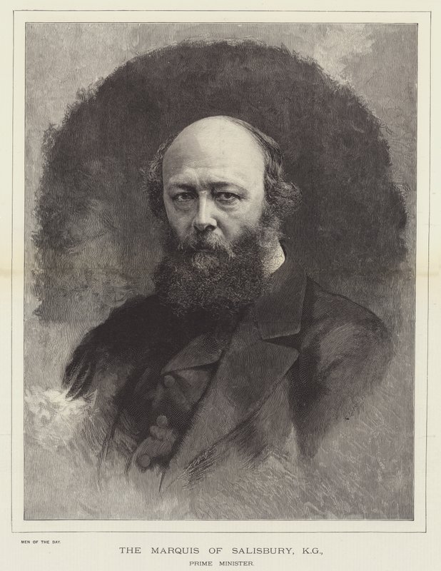 The Marquis of Salisbury, KG, Prime Minister by English School
