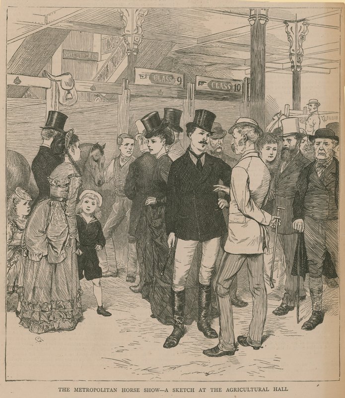 The Metropolitan Horse Show at the Agricultural Hall by English School