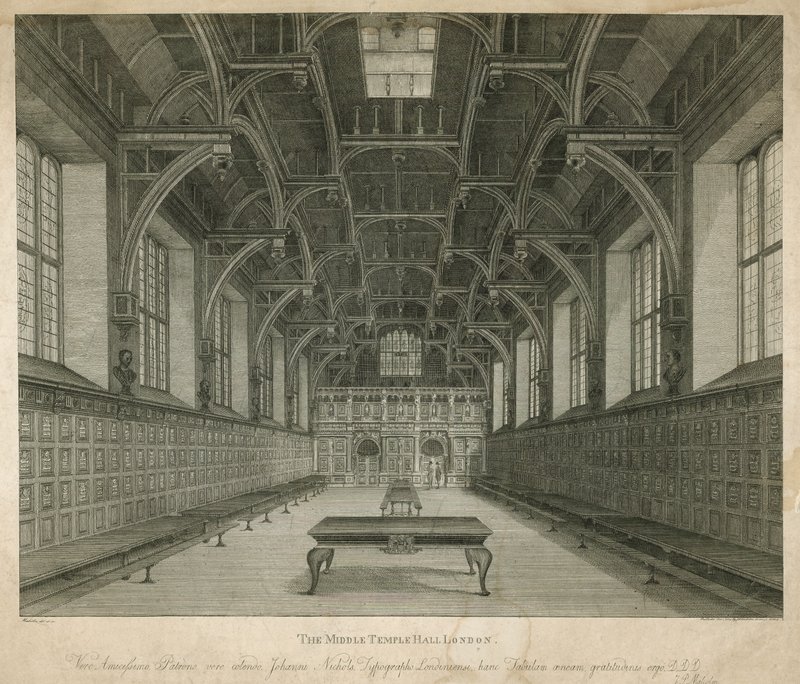 The Middle Temple Hall, London by English School