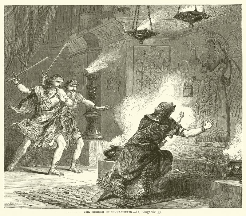 The Murder of Sennacherib by English School