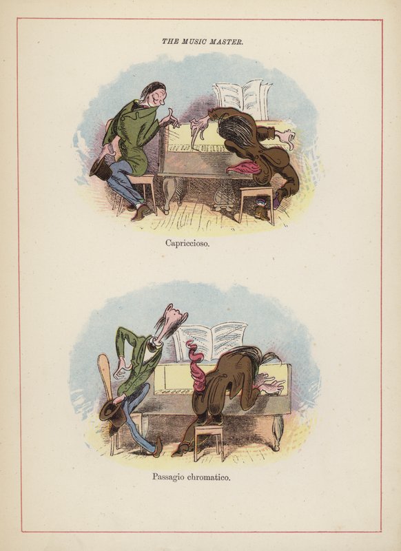 The Music Master - different ways of playing the piano by English School