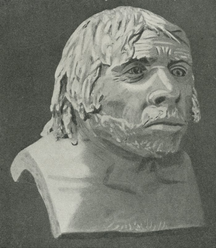 The Neanderthal Man of La Chapelle-aux-Saints by English School