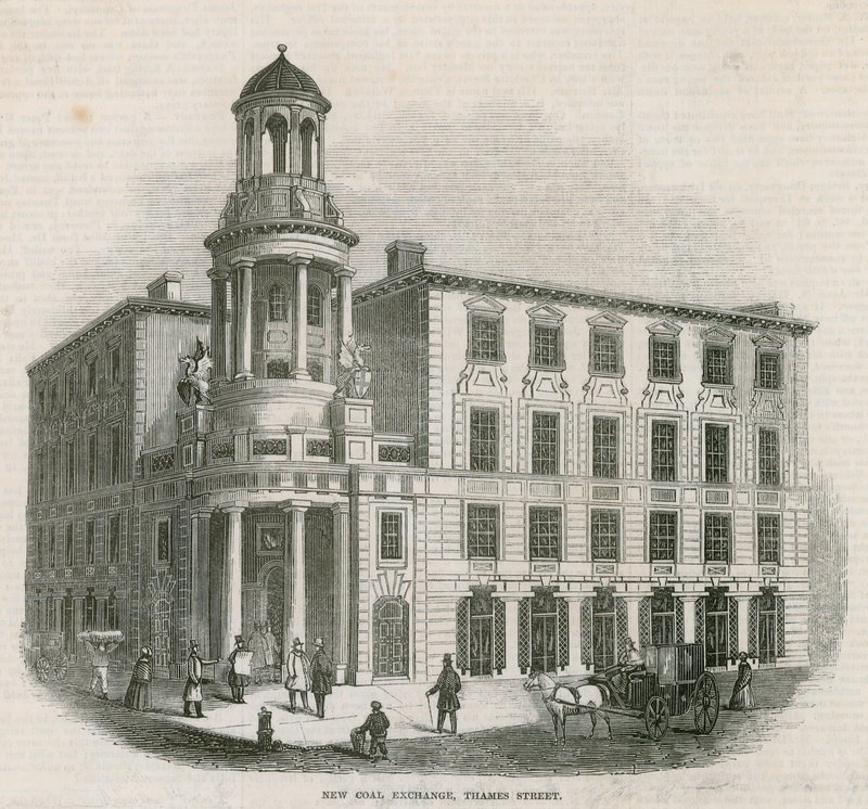 The New Coal Exchange, Thames Street by English School