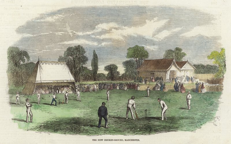 The New Cricket Ground, Manchester by English School