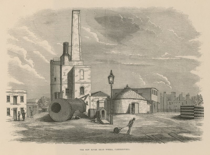 The New River Head Works, Clerkenwell, London by English School