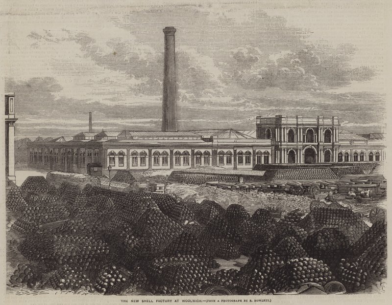 The New Shell Factory at Woolwich by English School