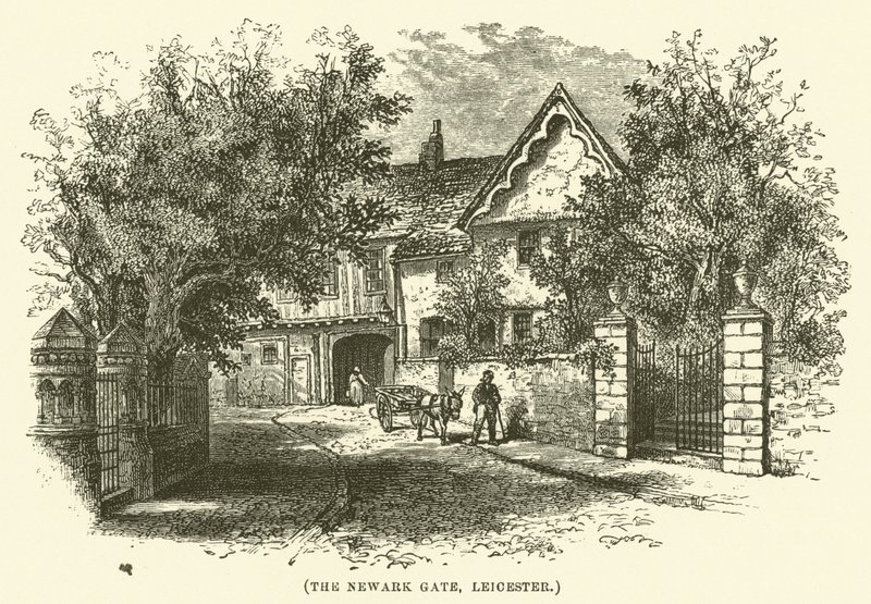The Newark Gate, Leicester by English School