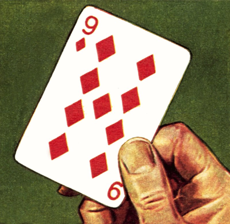 The Nine of Diamonds, or Curse of Scotland by English School