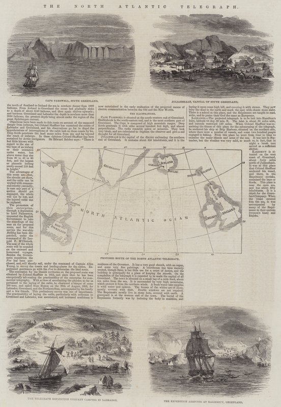 The North Atlantic Telegraph by English School