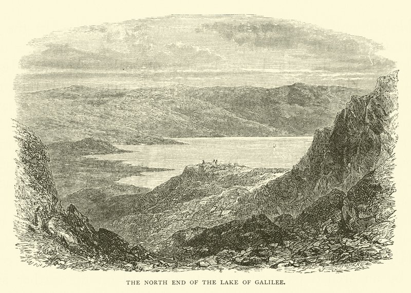 The North End of the Lake of Galilee by English School