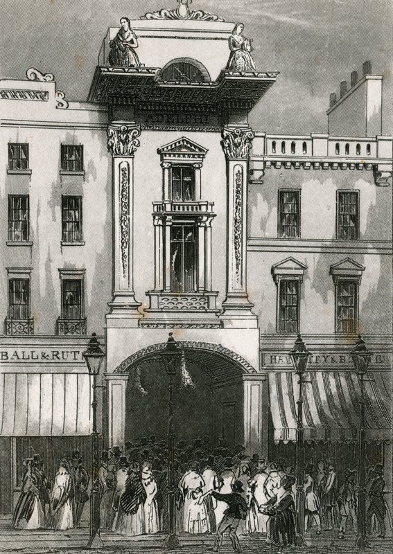 The Old Adelphi Theatre by English School