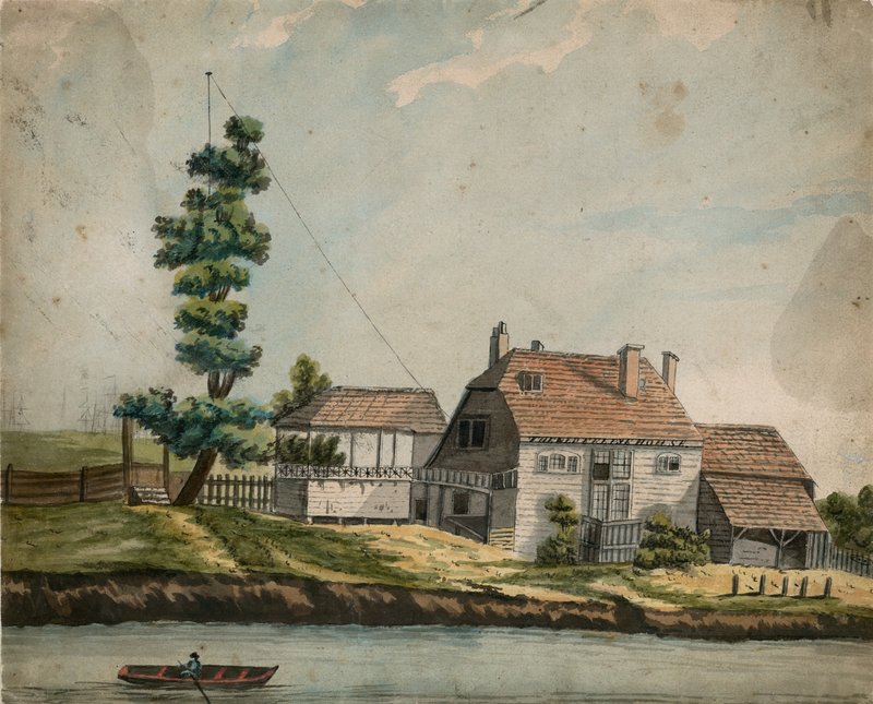 The Old Eel Pie House, Battersea by English School