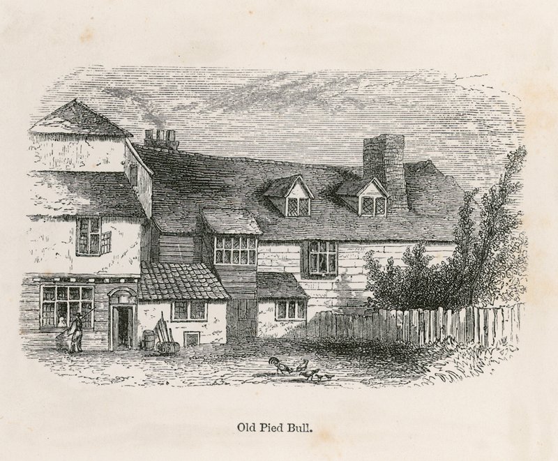 The Old Pied Bull (rear) by English School