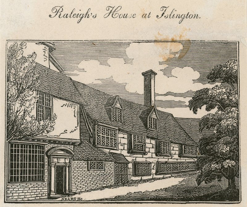 The Old Pied Bull (rear), Sir Walter Raleigh
