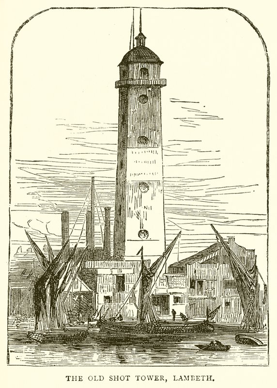 The Old Shot Tower, Lambeth by English School