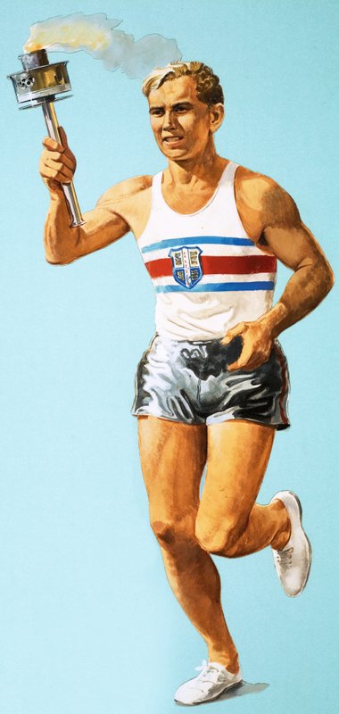 The Olympic Games: Carrying the Olympic Torch by English School