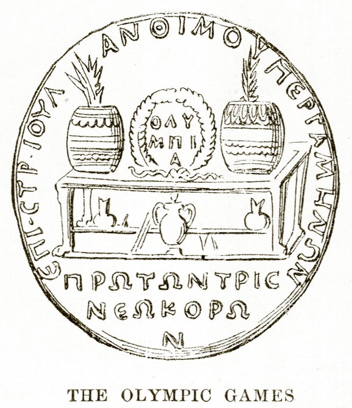 The Olympic Games, Illustration from History of Greece by English School