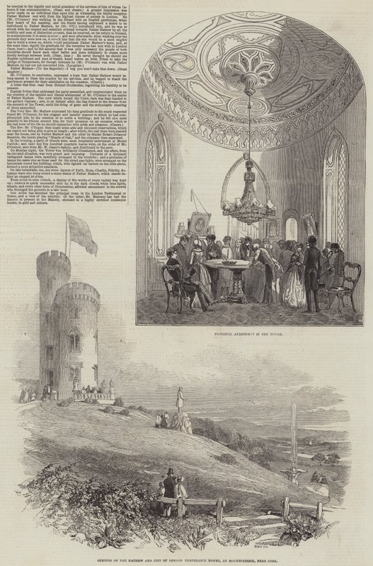 The Opening of the Mathew and City of London Temperance Tower by English School