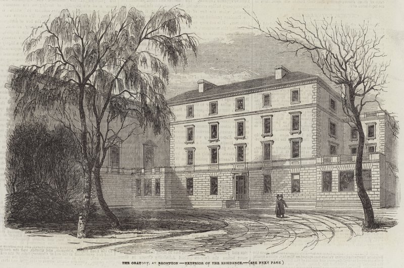 The Oratory, at Brompton, Exterior of the Residence by English School