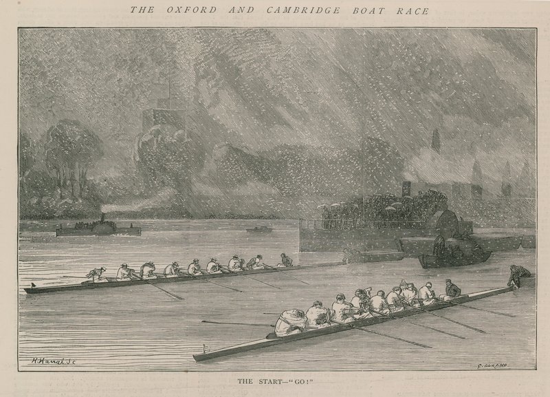 The Oxford and Cambridge Boat Race by English School