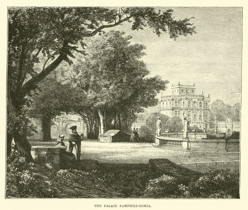 The Palace Pamphili-Doria by English School
