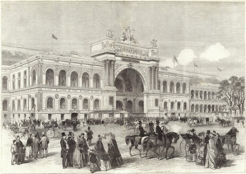 The Palace of Industry by English School