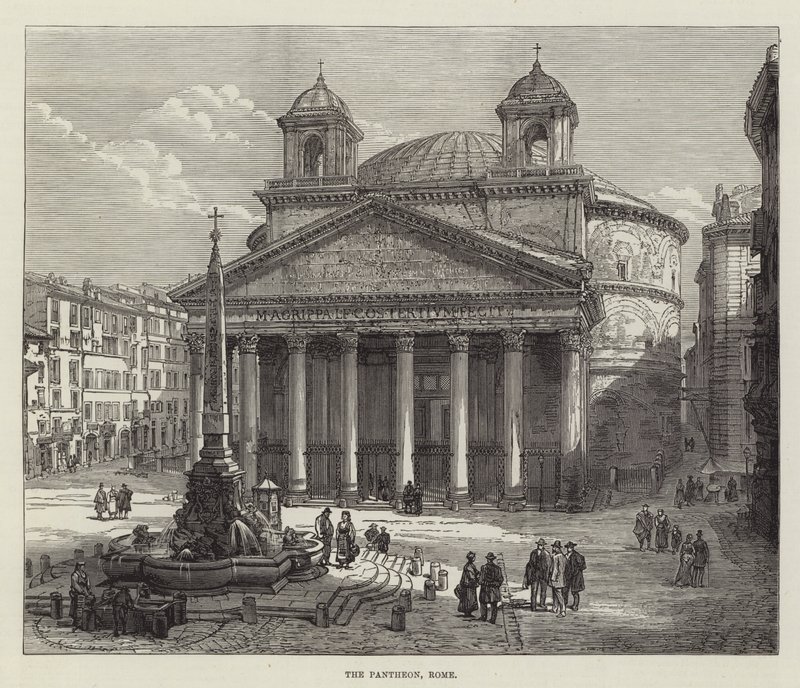 The Pantheon, Rome by English School