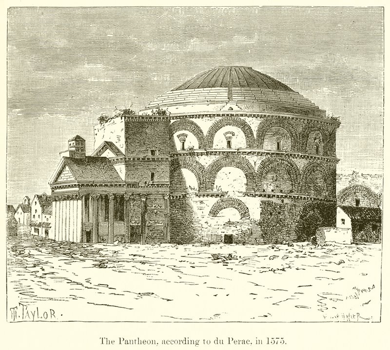 The Pantheon, According to du Perac, in 1575 by English School
