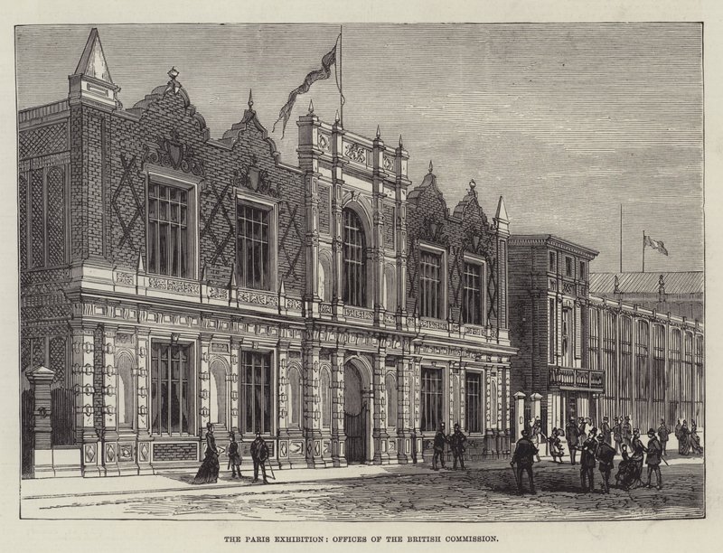 The Paris Exhibition, Offices of the British Commission by English School