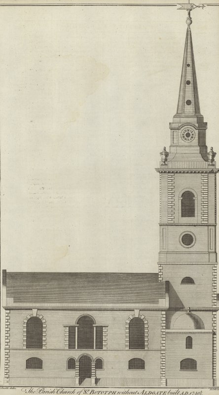 The Parish Church of St Botolph without Aldgate, London by English School