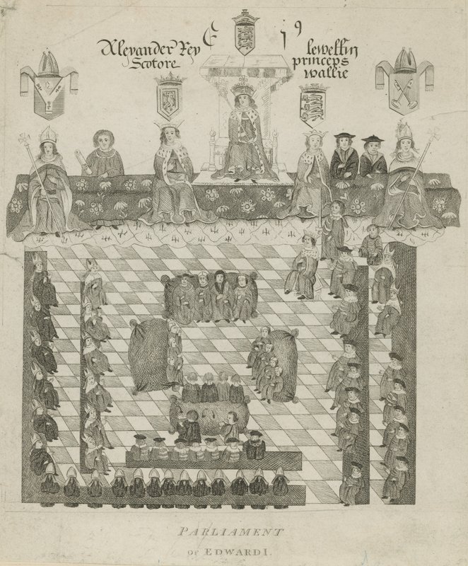 The Parliament of King Edward I by English School