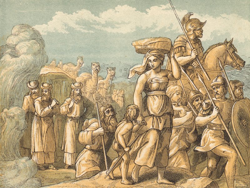 The Passage over Jordan by English School