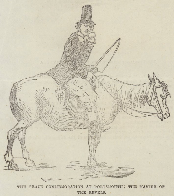 The Peace Commemoration at Portsmouth, the Master of the Revels by English School