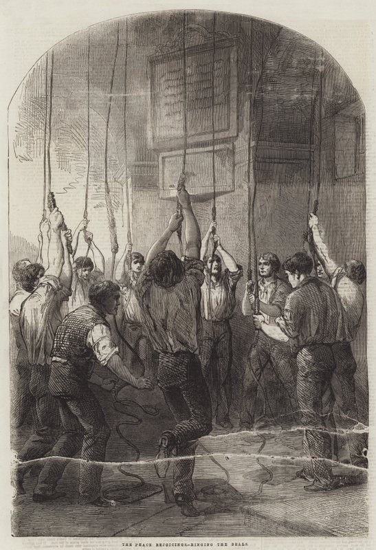 The Peace Rejoicings, Ringing the Bells by English School