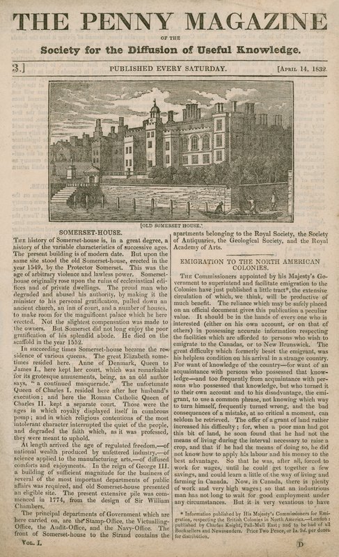 The Penny Magazine by English School