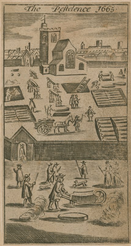 The Pestilence 1665 by English School