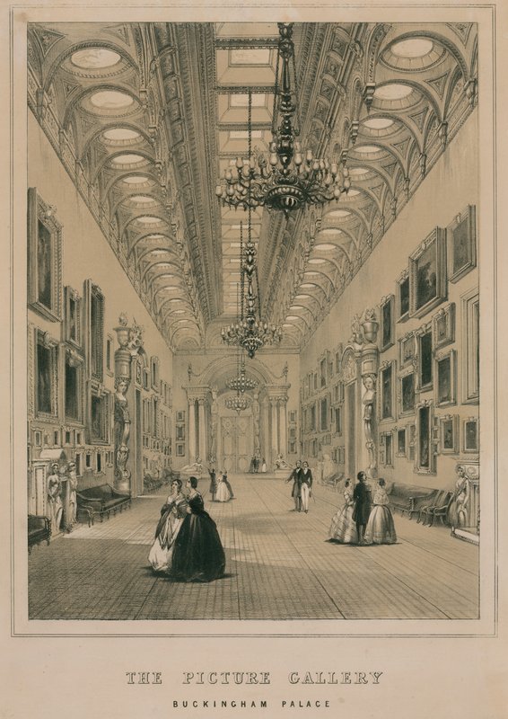 The Picture Gallery, Buckingham Palace by English School