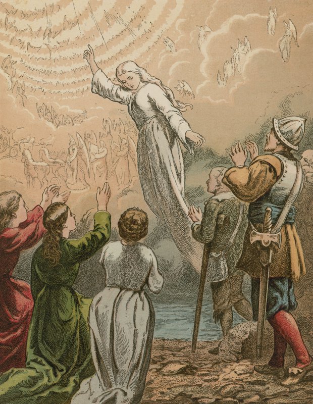 The Pilgrims enter the Celestial City by English School