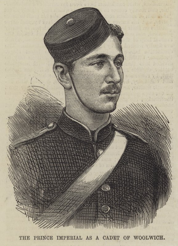 The Prince Imperial as a Cadet of Woolwich by English School