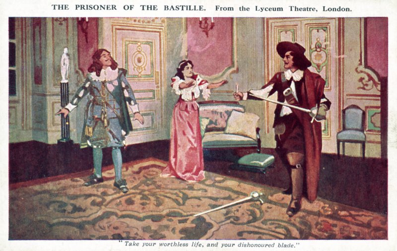 The Prisoner of the Bastille, from the Lyceum Theatre, London by English School