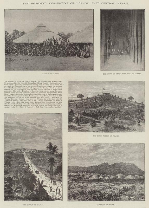 The Proposed Evacuation of Uganda, East Central Africa by English School