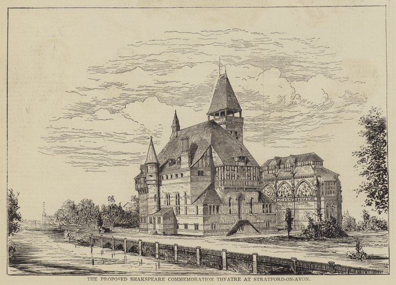 The Proposed Shakespeare Commemoration Theatre at Stratford-on-Avon by English School
