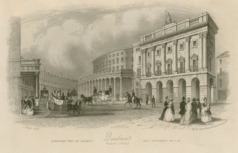 The Quadrant, Regent Street, London by English School