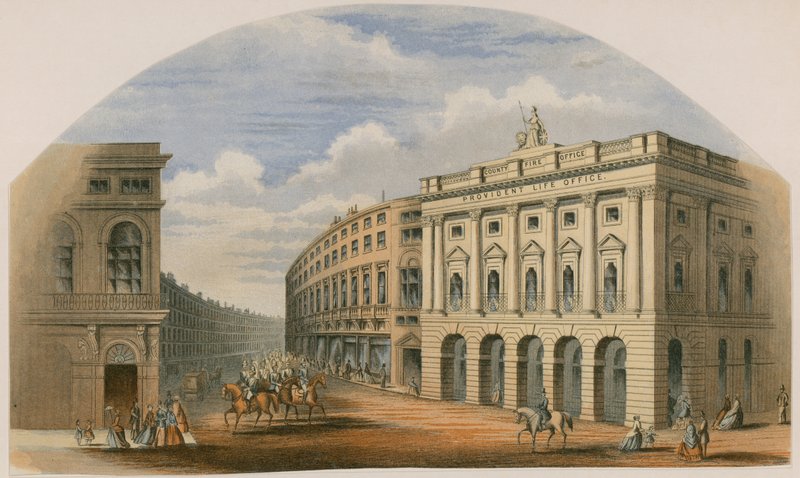 The Quadrant, Regents Street, London by English School