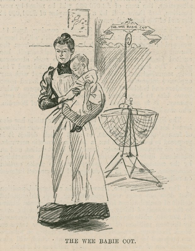 The Ragged School Union Jubilee; The wee babie cot by English School